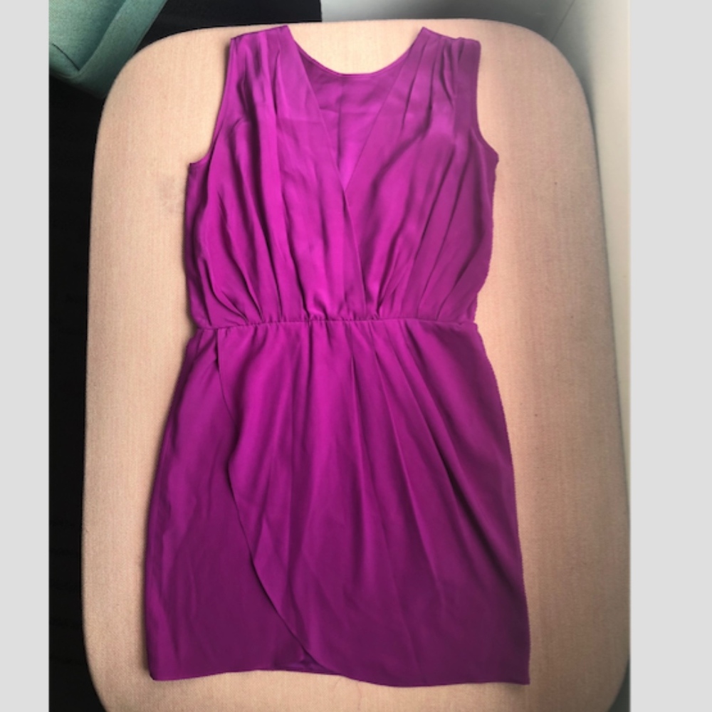 Amanda Uprichard Pink/Purple Silk Dress